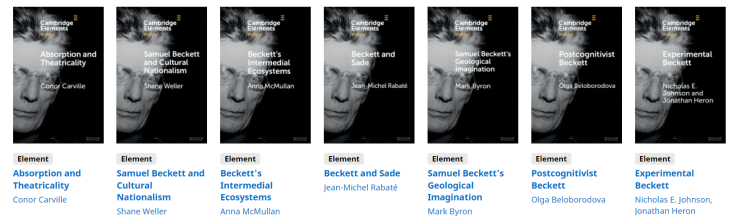 Colloquium to launch Cambridge Elements Beckett Studies series – The ...