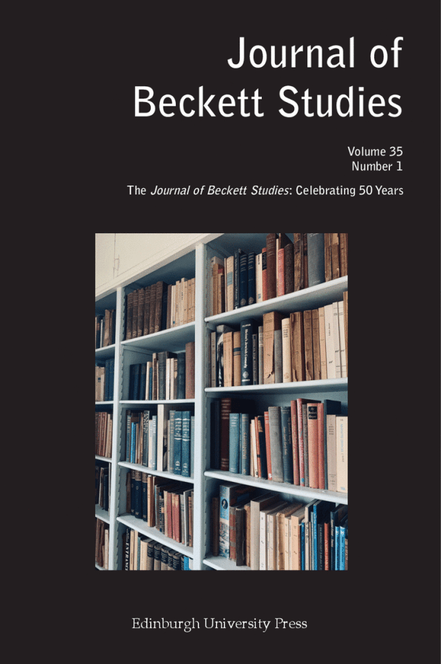 Journal of Beckett Studies Special 50th Anniversary Issue – The